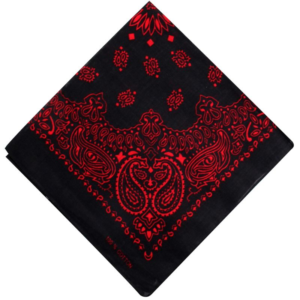 Bandana - Black & Red