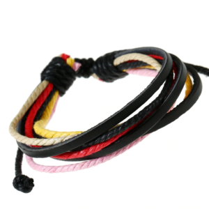 Bracelet - Multi cord, multi colors.